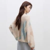 High-end printed beaded mohair sweater women's coat, new Korean style for autumn 25, wool knitted cardigan Application Scenario